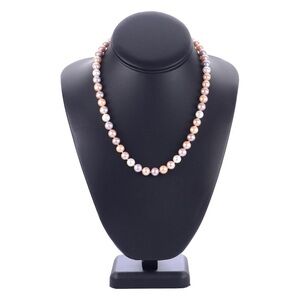 Freshwater Pearl Necklace 14K Yellow Gold 18”